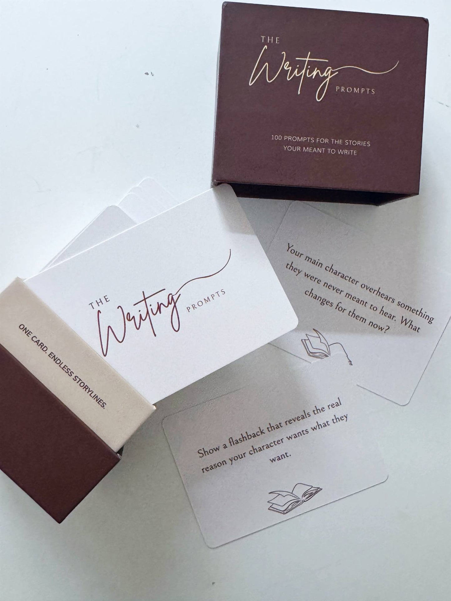 The Writing Prompt Cards - 100 Prompts To Spark Your Story