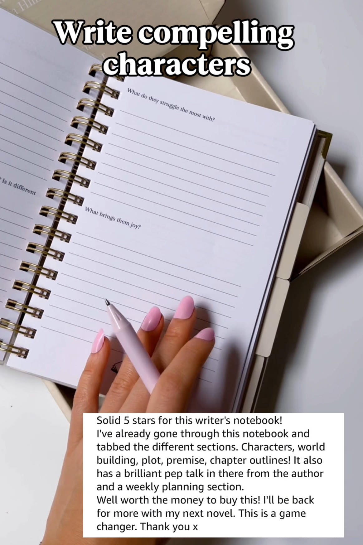 The Writers Journal: The Writing Workbook For Your First (or next) Bestseller