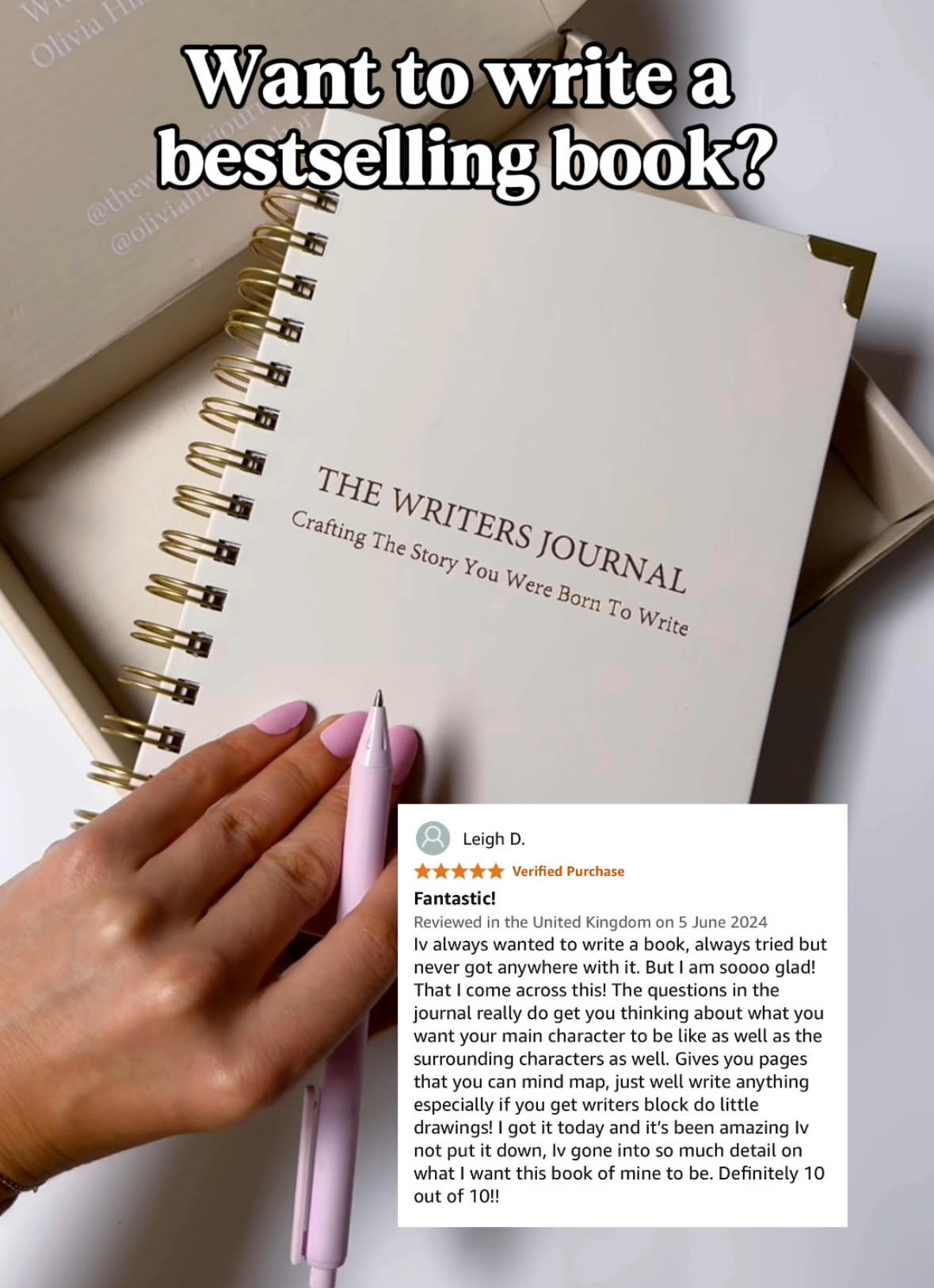 The Writers Journal: The Writing Workbook For Your First (or next) Bestseller
