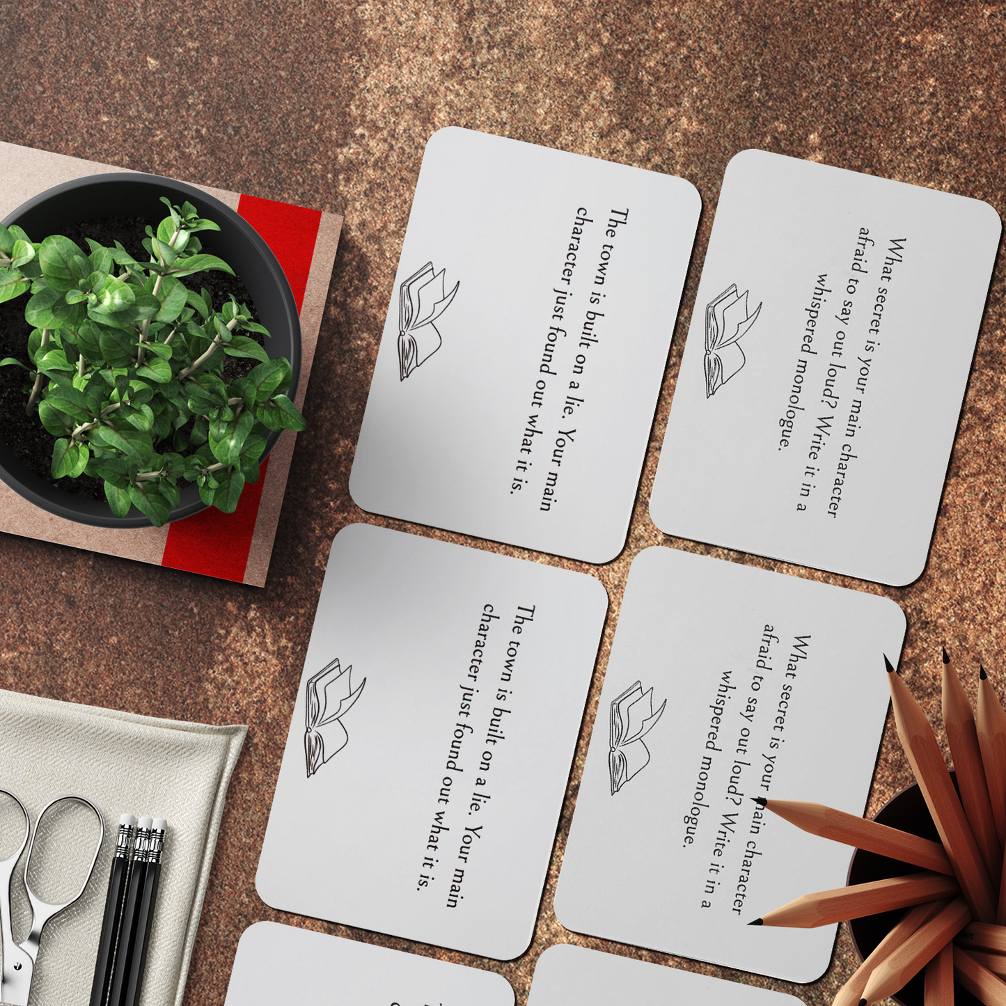 The Writing Prompt Cards - 100 Prompts To Spark Your Story